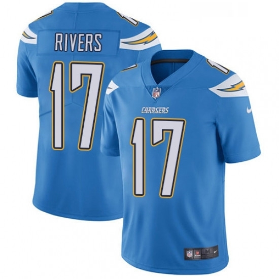Youth Nike Los Angeles Chargers 17 Philip Rivers Electric Blue Alternate Vapor Untouchable Limited Player NFL Jersey Youth Nike Los Angeles Chargers 17 Philip Rivers Electric Blue Alternate Vapor Untouchable Limited Player NFL Jersey