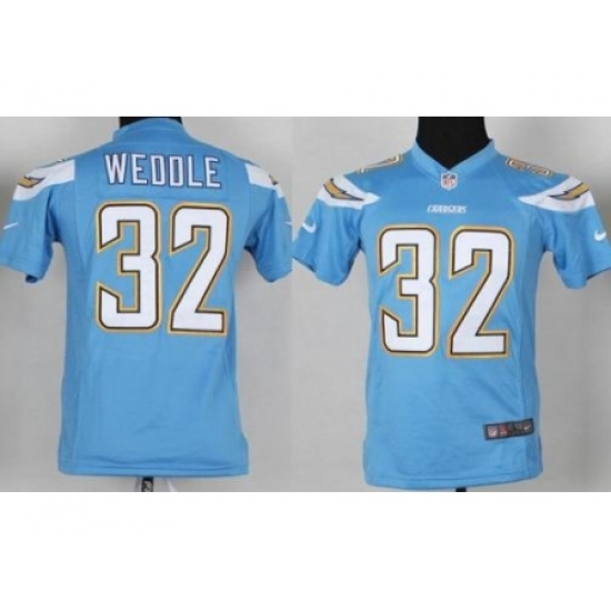Youth Nike San Diego Chargers 32 Eric Weddle Light Blue NFL Jerseys Youth Nike San Diego Chargers 32 Eric Weddle Light Blue NFL Jerseys