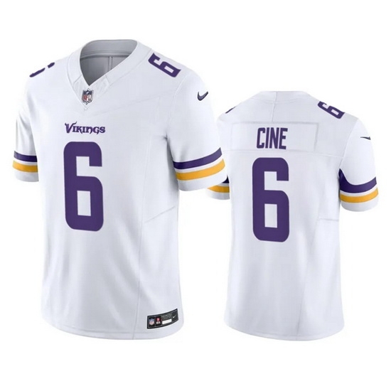 Men Minnesota Vikings 6 Lewis Cine White 2023 F U S E Vapor Untouchable Stitched Jersey Men Minnesota Vikings 6 Lewis Cine White 2023 F U S E Vapor Untouchable Stitched Jersey