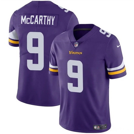 Men Minnesota Vikings 9 J J McCarthy Purple 2024 Draft Vapor Untouchable Limited Stitched Jersey Men Minnesota Vikings 9 J J McCarthy Purple 2024 Draft Vapor Untouchable Limited Stitched Jersey