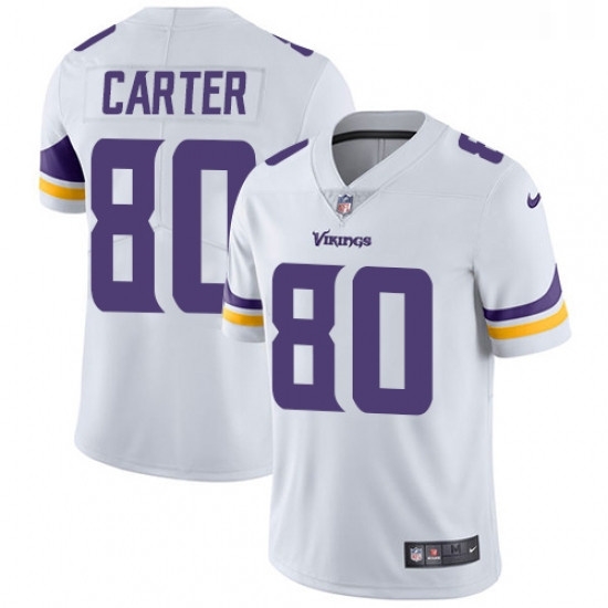 Mens Nike Minnesota Vikings 80 Cris Carter White Vapor Untouchable Limited Player NFL Jersey Mens Nike Minnesota Vikings 80 Cris Carter White Vapor Untouchable Limited Player NFL Jersey