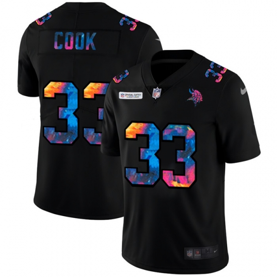 Minnesota Vikings 33 Dalvin Cook Men Nike Multi Color Black 2020 NFL Crucial Catch Vapor Untouchable Limited Jersey Minnesota Vikings 33 Dalvin Cook Men Nike Multi Color Black 2020 NFL Crucial Catch Vapor Untouchable Limited Jersey