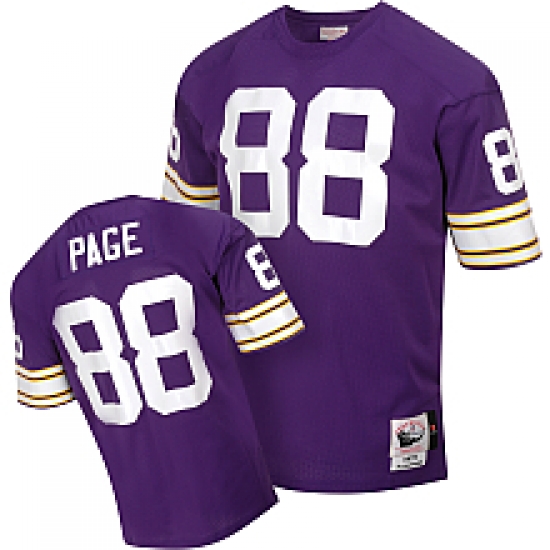 MitchellandNess Minnesota Vikings 1975 88 Alan Page Authentic Throwback Team Color Jersey MitchellandNess Minnesota Vikings 1975 88 Alan Page Authentic Throwback Team Color Jersey