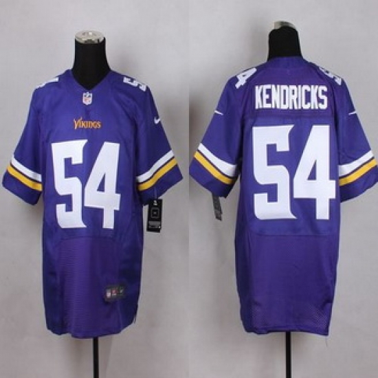 New Minnesota Vikings #54 Eric Kendricks Purple Team Color Men Stitched NFL Elite Jersey New Minnesota Vikings #54 Eric Kendricks Purple Team Color Men Stitched NFL Elite Jersey
