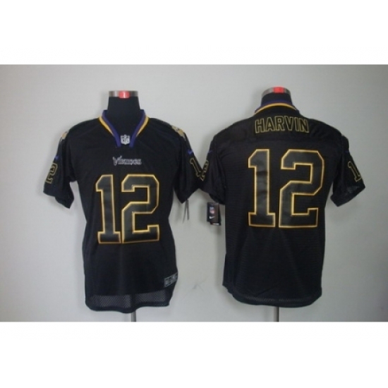 Nike Minnesota Vikings 12 Percy Harvin Black Elite Lights Out NFL Jersey Nike Minnesota Vikings 12 Percy Harvin Black Elite Lights Out NFL Jersey