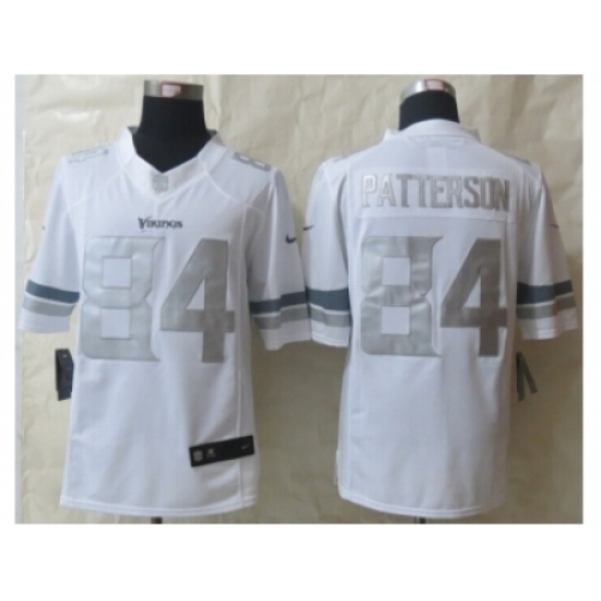 Nike Minnesota Vikings 84 Cordarrelle Patterson White Game Platinum NFL Jersey Nike Minnesota Vikings 84 Cordarrelle Patterson White Game Platinum NFL Jersey