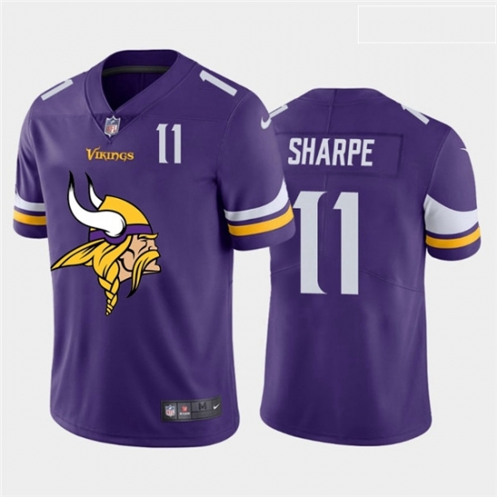 Nike Vikings 11 Tajae Sharpe Purple Team Big Logo Number Vapor Untouchable Limited Jersey Nike Vikings 11 Tajae Sharpe Purple Team Big Logo Number Vapor Untouchable Limited Jersey