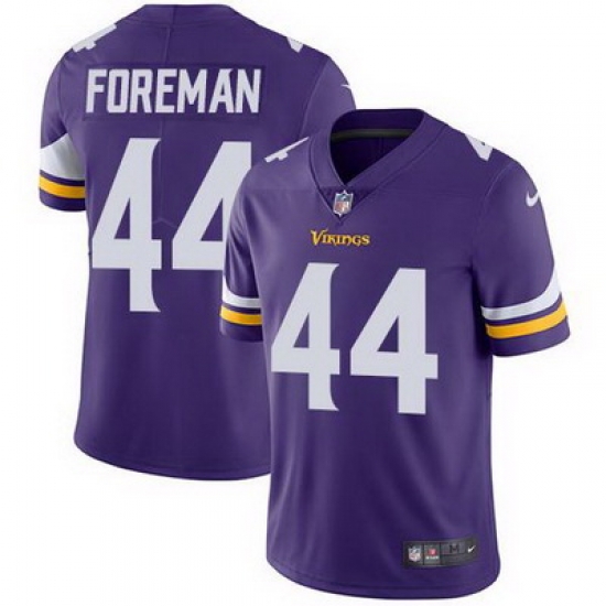 Nike Vikings #44 Chuck Foreman Purple Team Color Mens Stitched NFL Vapor Untouchable Limited Jersey Nike Vikings #44 Chuck Foreman Purple Team Color Mens Stitched NFL Vapor Untouchable Limited Jersey