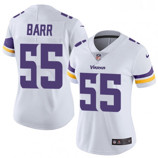 Womens Nike Minnesota Vikings 55 Anthony Barr White Vapor Untouchable Limited Player NFL Jersey Womens Nike Minnesota Vikings 55 Anthony Barr White Vapor Untouchable Limited Player NFL Jersey