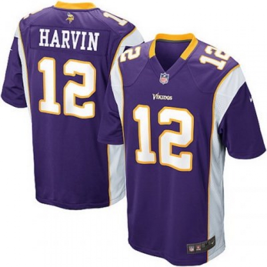 Youth Nike Minnesota Vikings 12# Percy Harvin Game Purple Color Jersey Youth Nike Minnesota Vikings 12# Percy Harvin Game Purple Color Jersey
