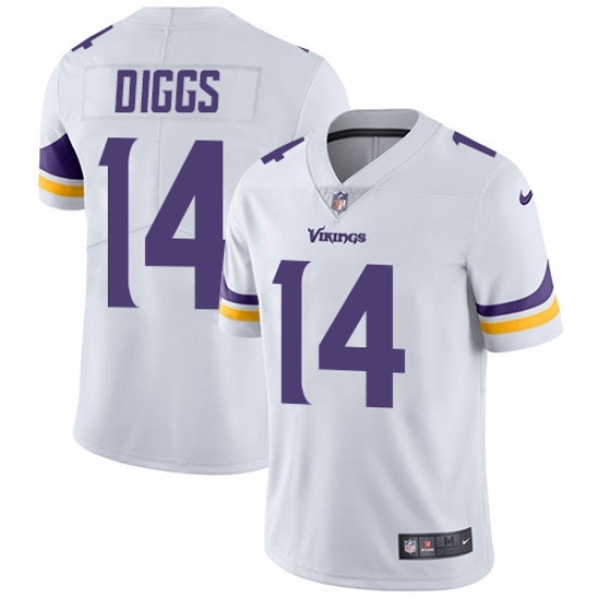 Youth Nike Minnesota Vikings 14 Stefon Diggs White Vapor Untouchable Limited Player NFL Jersey Youth Nike Minnesota Vikings 14 Stefon Diggs White Vapor Untouchable Limited Player NFL Jersey