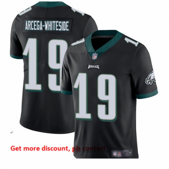 Eagles 19 JJ Arcega Whiteside Black Alternate Men Stitched Football Vapor Untouchable Limited Jersey Eagles 19 JJ Arcega Whiteside Black Alternate Men Stitched Football Vapor Untouchable Limited Jersey