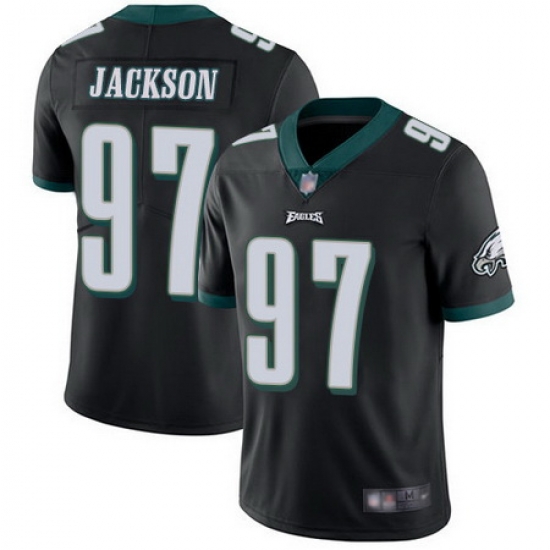 Eagles #97 Malik Jackson Black Alternate Men Stitched Football Vapor Untouchable Limited Jersey Eagles #97 Malik Jackson Black Alternate Men Stitched Football Vapor Untouchable Limited Jersey