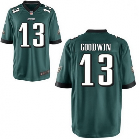 Men Nike Eagles 13 Marquise Goodwin Green Vapor Limited Stitched NFL Jersey Men Nike Eagles 13 Marquise Goodwin Green Vapor Limited Stitched NFL Jersey