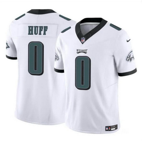 Men Philadelphia Eagles 0 Bryce Huff White 2024 F U S E Vapor Untouchable Limited Stitched Football Jersey Men Philadelphia Eagles 0 Bryce Huff White 2024 F U S E Vapor Untouchable Limited Stitched Football Jersey