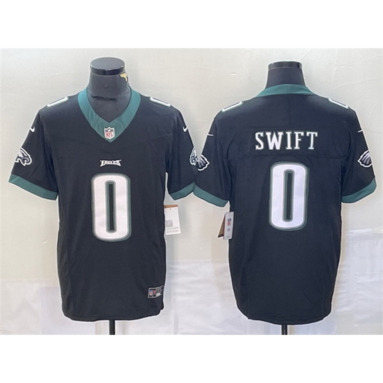 Men Philadelphia Eagles 0 D 27Andre Swift Black 2023 F U S E Vapor Untouchable Limited Stitched Football Jersey Men Philadelphia Eagles 0 D 27Andre Swift Black 2023 F U S E Vapor Untouchable Limited Stitched Football Jersey