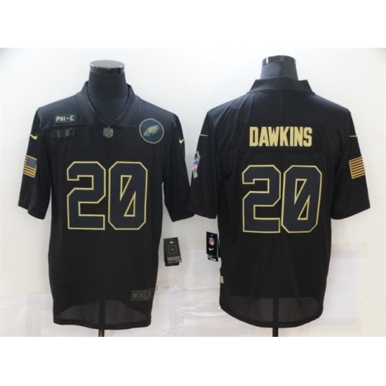 Men Philadelphia Eagles 20 Brian Dawkins Black Reflective Limited Stitched Jerseys Men Philadelphia Eagles 20 Brian Dawkins Black Reflective Limited Stitched Jerseys
