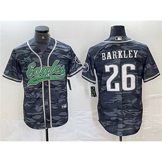 Men Philadelphia Eagles 26 Saquon Barkley White Gold Cool Base Baseball Stitched Jersey Men Philadelphia Eagles 26 Saquon Barkley White Gold Cool Base Baseball Stitched Jersey
