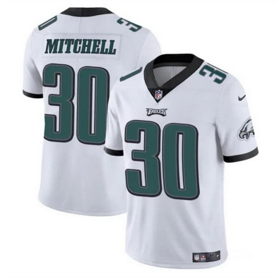 Men Philadelphia Eagles 30 Quinyon Mitchell White 2024 Draft Vapor Untouchable Limited Stitched Football Jersey Men Philadelphia Eagles 30 Quinyon Mitchell White 2024 Draft Vapor Untouchable Limited Stitched Football Jersey
