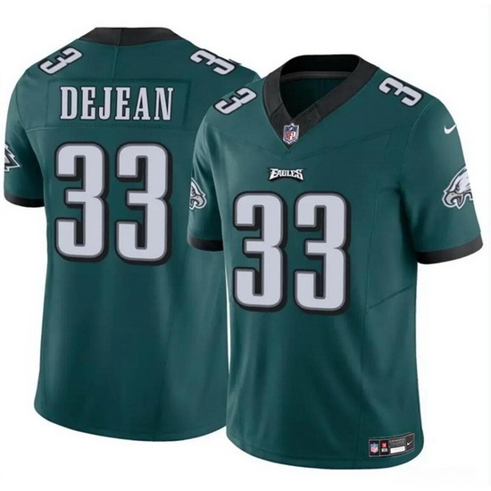 Men Philadelphia Eagles 33 Cooper DeJean Green 2024 Draft F U S E Vapor Untouchable Limited Stitched Football Jersey Men Philadelphia Eagles 33 Cooper DeJean Green 2024 Draft F U S E Vapor Untouchable Limited Stitched Football Jersey