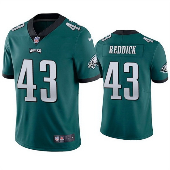 Men Philadelphia Eagles 43 Haason Reddick Green Vapor Untouchable Limited Stitched jersey Men Philadelphia Eagles 43 Haason Reddick Green Vapor Untouchable Limited Stitched jersey