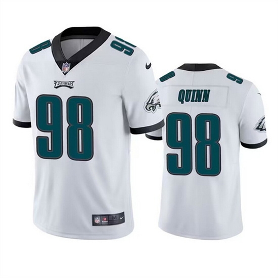 Men Philadelphia Eagles 98 Robert Quinn White Vapor Untouchable Limited Stitched Jersey Men Philadelphia Eagles 98 Robert Quinn White Vapor Untouchable Limited Stitched Jersey