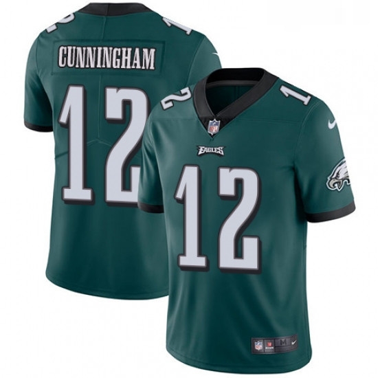 Mens Nike Philadelphia Eagles 12 Randall Cunningham Midnight Green Team Color Vapor Untouchable Limited Player NFL Jersey Mens Nike Philadelphia Eagles 12 Randall Cunningham Midnight Green Team Color Vapor Untouchable Limited Player NFL Jersey