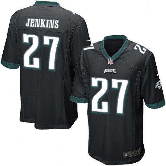 Mens Nike Philadelphia Eagles 27 Malcolm Jenkins Game Black Alternate NFL Jersey Mens Nike Philadelphia Eagles 27 Malcolm Jenkins Game Black Alternate NFL Jersey