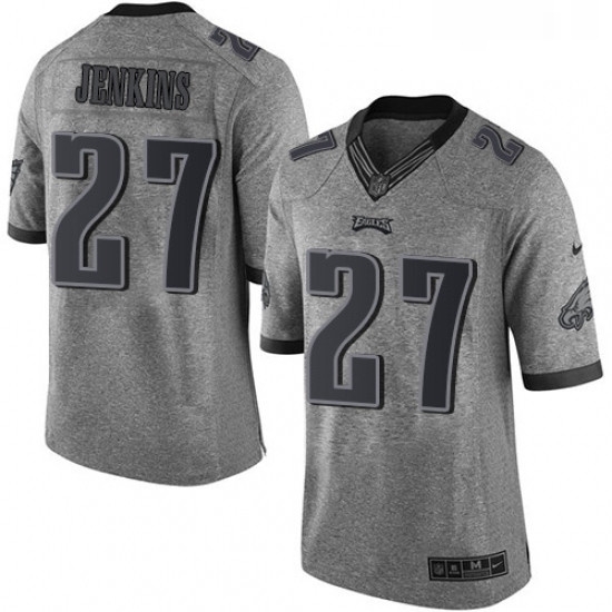 Mens Nike Philadelphia Eagles 27 Malcolm Jenkins Limited Gray Gridiron NFL Jersey Mens Nike Philadelphia Eagles 27 Malcolm Jenkins Limited Gray Gridiron NFL Jersey