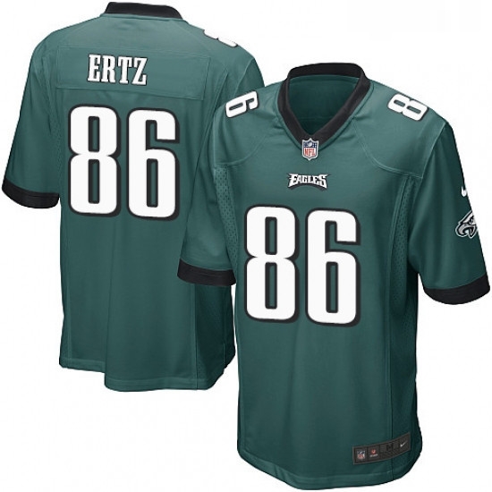 Mens Nike Philadelphia Eagles 86 Zach Ertz Game Midnight Green Team Color NFL Jersey Mens Nike Philadelphia Eagles 86 Zach Ertz Game Midnight Green Team Color NFL Jersey