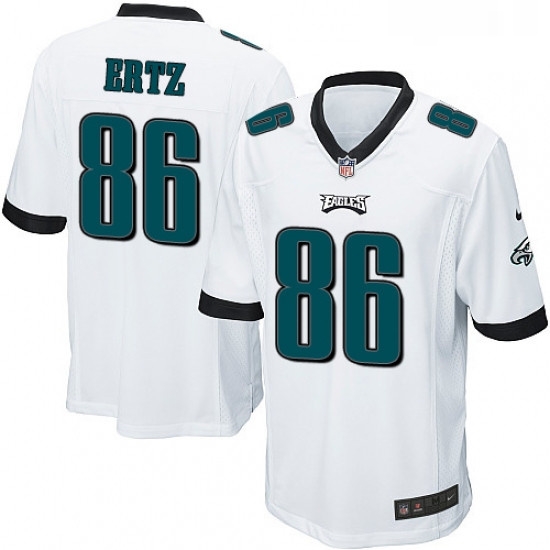 Mens Nike Philadelphia Eagles 86 Zach Ertz Game White NFL Jersey Mens Nike Philadelphia Eagles 86 Zach Ertz Game White NFL Jersey
