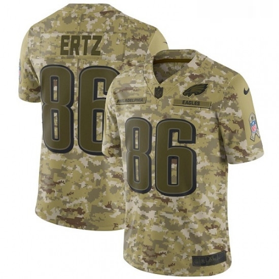 Mens Nike Philadelphia Eagles 86 Zach Ertz Limited Camo 2018 Salute to Service NFL Jersey Mens Nike Philadelphia Eagles 86 Zach Ertz Limited Camo 2018 Salute to Service NFL Jersey