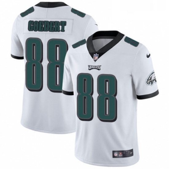 Mens Nike Philadelphia Eagles 88 Dallas Goedert White Vapor Untouchable Limited Player NFL Jersey Mens Nike Philadelphia Eagles 88 Dallas Goedert White Vapor Untouchable Limited Player NFL Jersey