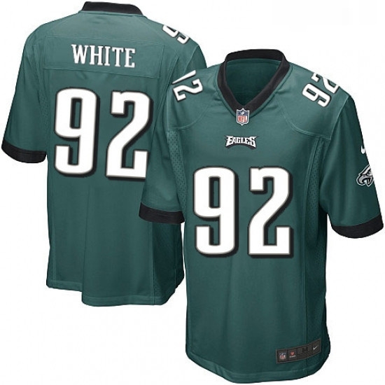 Mens Nike Philadelphia Eagles 92 Reggie White Game Midnight Green Team Color NFL Jersey Mens Nike Philadelphia Eagles 92 Reggie White Game Midnight Green Team Color NFL Jersey