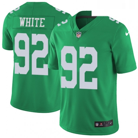 Mens Nike Philadelphia Eagles 92 Reggie White Limited Green Rush Vapor Untouchable NFL Jersey Mens Nike Philadelphia Eagles 92 Reggie White Limited Green Rush Vapor Untouchable NFL Jersey