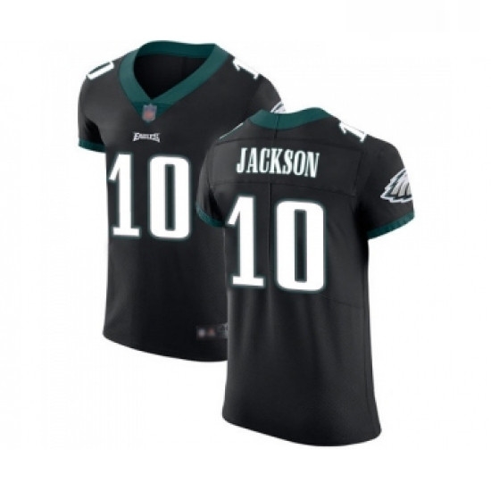 Mens Philadelphia Eagles 10 DeSean Jackson Black Vapor Untouchable Elite Player Football Jersey Mens Philadelphia Eagles 10 DeSean Jackson Black Vapor Untouchable Elite Player Football Jersey