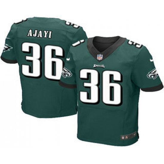 Mens Philadelphia Eagles 36 Jay Ajayi Midnight Green Team Color Stitched NFL Nike Elite Jersey Mens Philadelphia Eagles 36 Jay Ajayi Midnight Green Team Color Stitched NFL Nike Elite Jersey