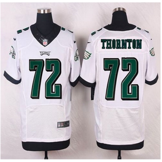 NEW Philadelphia Eagles #72 Cedric Thornton White Mens Stitched NFL New Elite Jersey NEW Philadelphia Eagles #72 Cedric Thornton White Mens Stitched NFL New Elite Jersey