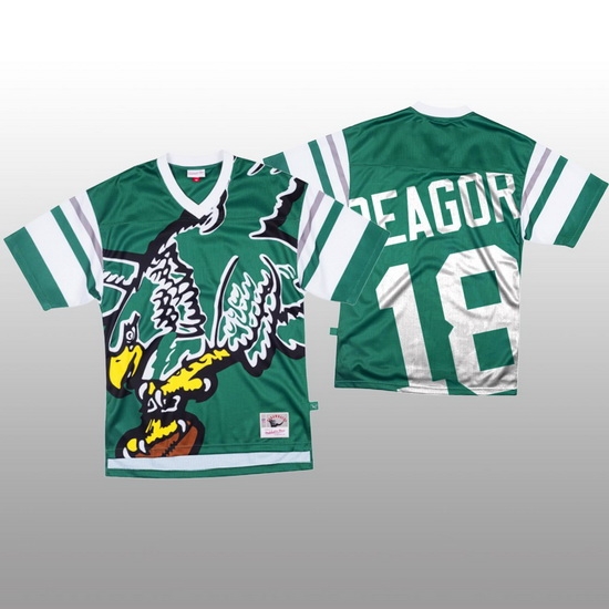 NFL Philadelphia Eagles 18 Jalen Reagor Green Men Mitchell 26 Nell Big Face Fashion Limited NFL Jersey NFL Philadelphia Eagles 18 Jalen Reagor Green Men Mitchell 26 Nell Big Face Fashion Limited NFL Jersey
