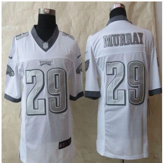 New Philadelphia Eagles #29 DeMarco Murray White Men Stitched NFL Limited Platinum Jersey New Philadelphia Eagles #29 DeMarco Murray White Men Stitched NFL Limited Platinum Jersey