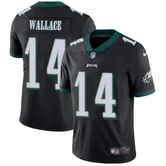 Nike Eagles #14 Mike Wallace Black Alternate Mens Stitched NFL Vapor Untouchable Limited Jersey Nike Eagles #14 Mike Wallace Black Alternate Mens Stitched NFL Vapor Untouchable Limited Jersey
