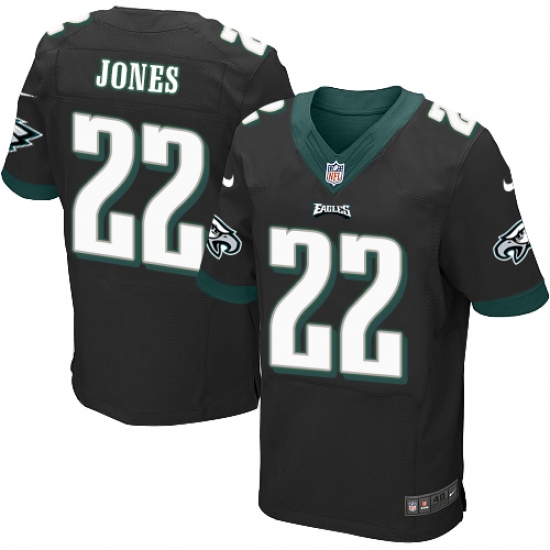 Nike Eagles #22 Sidney Jones Black Alternate Mens Stitched NFL New Elite Jersey Nike Eagles #22 Sidney Jones Black Alternate Mens Stitched NFL New Elite Jersey