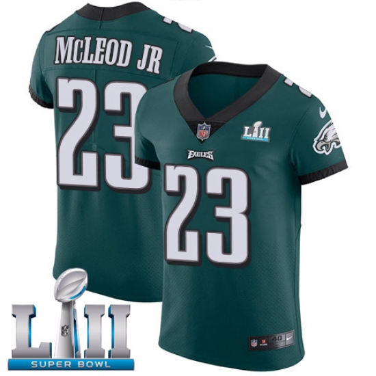 Nike Eagles #23 Rodney McLeod Jr Midnight Green Team Color Super Bowl LII Mens Stitched NFL Vapor Untouchable Elite Jersey Nike Eagles #23 Rodney McLeod Jr Midnight Green Team Color Super Bowl LII Mens Stitched NFL Vapor Untouchable Elite Jersey