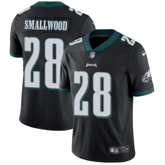 Nike Eagles #28 Wendell Smallwood Black Alternate Men Stitched NFL Vapor Untouchable Limited Jersey Nike Eagles #28 Wendell Smallwood Black Alternate Men Stitched NFL Vapor Untouchable Limited Jersey