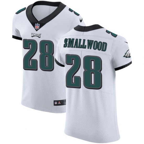 Nike Eagles #28 Wendell Smallwood White Men Stitched NFL Vapor Untouchable Elite Jersey Nike Eagles #28 Wendell Smallwood White Men Stitched NFL Vapor Untouchable Elite Jersey