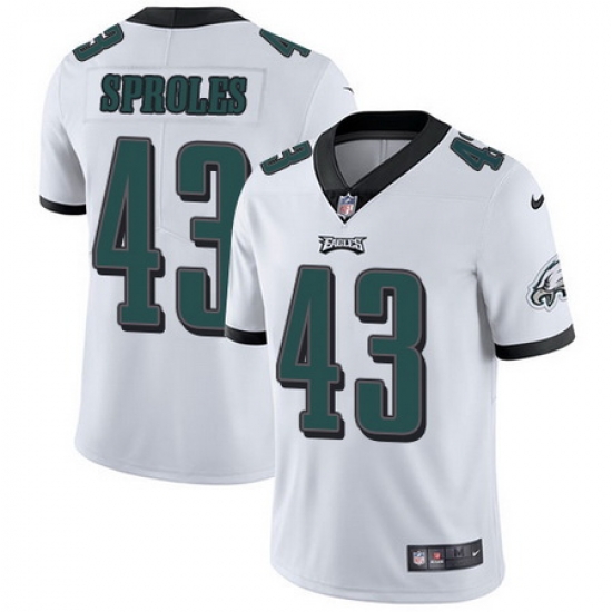 Nike Eagles #43 Darren Sproles White Mens Stitched NFL Vapor Untouchable Limited Jersey Nike Eagles #43 Darren Sproles White Mens Stitched NFL Vapor Untouchable Limited Jersey