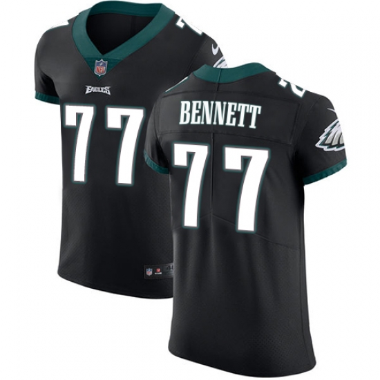 Nike Eagles #77 Michael Bennett Black Alternate Mens Stitched NFL Vapor Untouchable Elite Jersey Nike Eagles #77 Michael Bennett Black Alternate Mens Stitched NFL Vapor Untouchable Elite Jersey