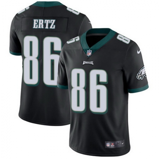 Nike Eagles #86 Zach Ertz Black Alternate Mens Stitched NFL Vapor Untouchable Limited Jersey Nike Eagles #86 Zach Ertz Black Alternate Mens Stitched NFL Vapor Untouchable Limited Jersey