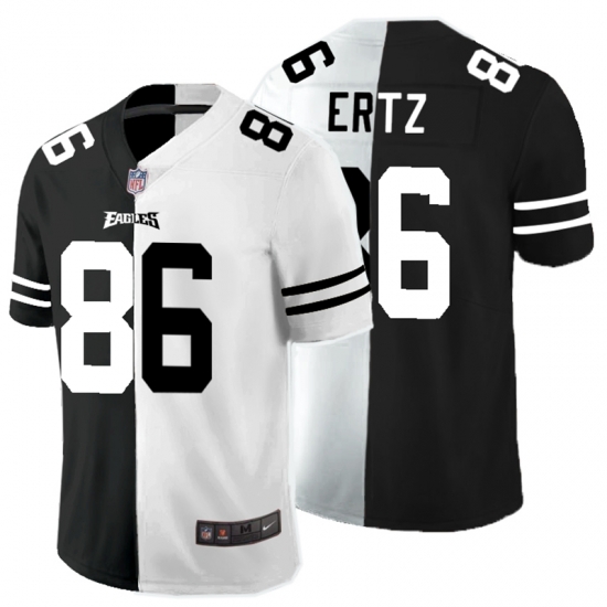 Nike Eagles 86 Zach Ertz Black And White Split Vapor Untouchable Limited Jersey Nike Eagles 86 Zach Ertz Black And White Split Vapor Untouchable Limited Jersey