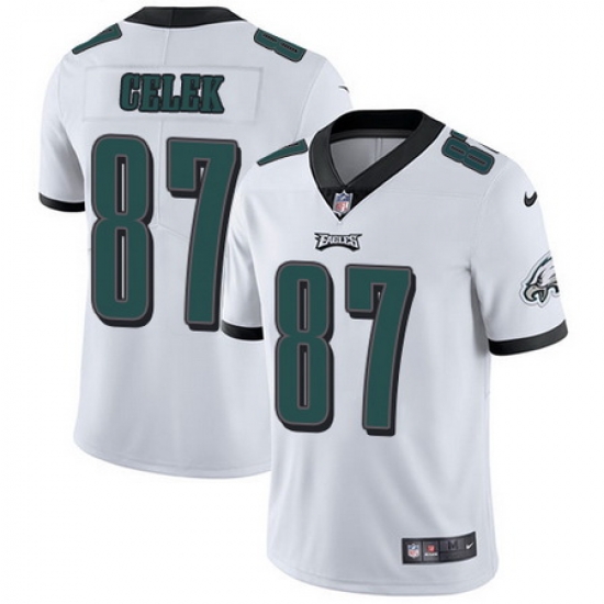 Nike Eagles #87 Brent Celek White Mens Stitched NFL Vapor Untouchable Limited Jersey Nike Eagles #87 Brent Celek White Mens Stitched NFL Vapor Untouchable Limited Jersey